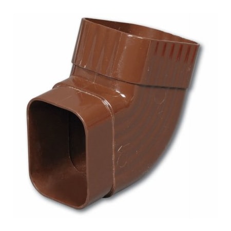 Amerimax Home Products 2x3 Brown B Side Elbow M1628